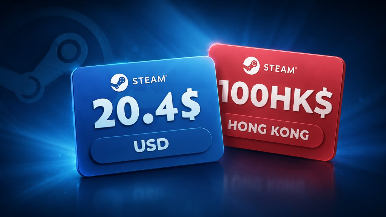 Подарочные карты Steam Турции и Гонконга: в чём разница и какую выбрать