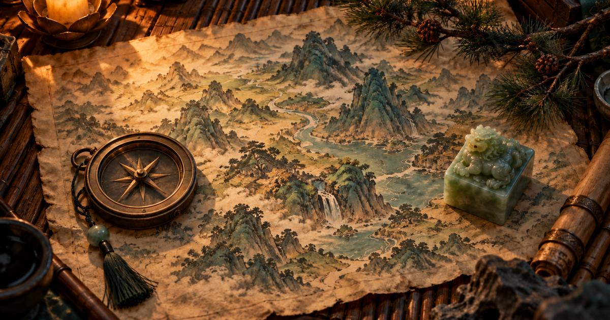 Карта Where Winds Meet: регионы и интерактивная карта